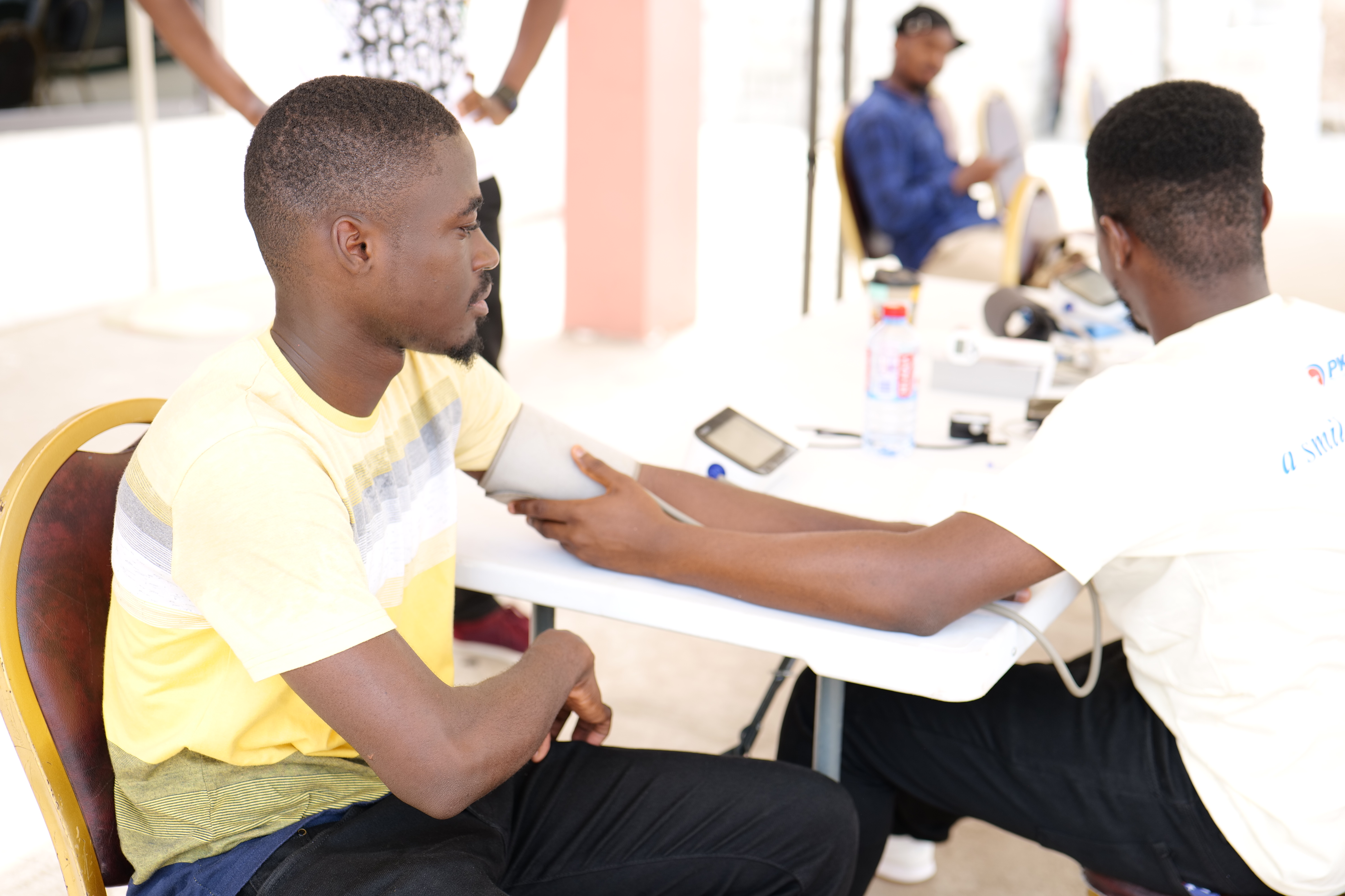 Blood pressure screening event